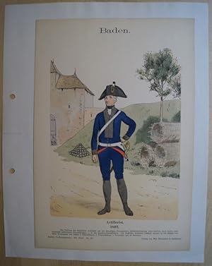 Image du vendeur pour Militaria. Baden. Artillerist 1802 mis en vente par Treptower Buecherkabinett Inh. Schultz Volha