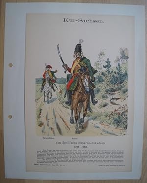 Image du vendeur pour Militaria. Kur-Sachsen. Von Schill sche Husaren-Eskadron 1761-1763 mis en vente par Treptower Buecherkabinett Inh. Schultz Volha