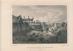 Bild des Verkufers fr Williams-Castle zu Richmond. Bei Braunschweig. - Original-Stahlstich"," zum Verkauf von Antiquariat Kastanienhof