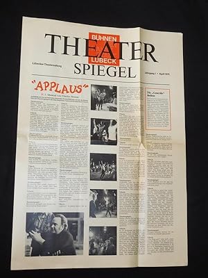 Seller image for Theaterspiegel. Lbecker Theaterzeitung, Jahrgang 1, April 1975 for sale by Fast alles Theater! Antiquariat fr die darstellenden Knste