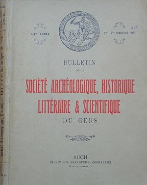 GASCOGNE GERSOIRE Archéologie- histoire- économie: Bulletin de la Société Archéologique, Historiq...