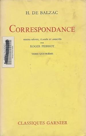 Correspondance Vol. 4