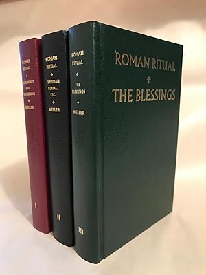 Seller image for Roman Ritual, The [Rituale Romanum]: In Latin & English With Rubrics & Plainchant Notation [vol 1: The Sacraments & Processions; vol 2: Christian Burial, Exorcism, Reserved Blessings, etc.; vol 3: The Blessings] [in 3 vols] for sale by Preserving Christian Publications, Inc