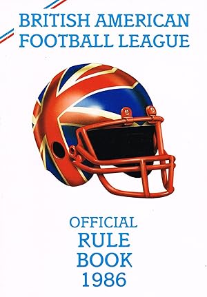 British American Football League : Official Rule Book 1986 :