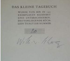 Das kleine Tagebuch. Damenspende für das Ballfest des Vereins Berlin Presse 1928.