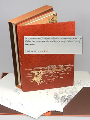 Imagen del vendedor de T. E. Lawrence: Letters to E.T. Leeds, the publisher's limited and numbered full Nigerian goatskin binding with accompanying proof illustrations portfolio Hand-numbered copy "XLII" of 80 issued thus a la venta por Churchill Book Collector ABAA/ILAB/IOBA