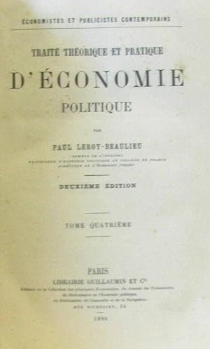 Traité théorique et pratique d'économie politique - tome quatrième