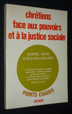 Seller image for Chrtiens face aux pouvoirs et  la justice sociale for sale by Abraxas-libris