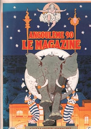 Bild des Verkufers fr Angouleme 90 / le magazine /Catalogue officiel du 17 salon international de la bande dessine zum Verkauf von librairie philippe arnaiz
