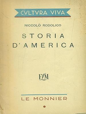 Imagen del vendedor de Storia d'America a la venta por Librodifaccia