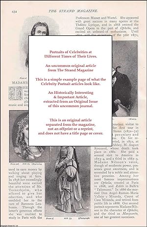 Immagine del venditore per Archbishop of Canterbury. Portraits of Celebrities at Different Ages. An uncommon original article from The Strand Magazine, 1893. venduto da Cosmo Books