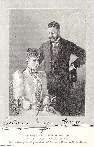 Imagen del vendedor de The Royal Wedding of the Duke & Duchess of York, at the Chapel Royal, St. James's. (From an Oriental Point of View). An uncommon original article from The Strand Magazine, 1893. a la venta por Cosmo Books