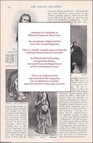 Seller image for The Late President Carnot. Portraits of Celebrities at Different Ages. An uncommon original article from The Strand Magazine, 1894. for sale by Cosmo Books