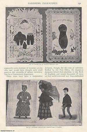 Image du vendeur pour Vanishing Valentines. Greeting cards. An uncommon original article from The Strand Magazine, 1895. mis en vente par Cosmo Books