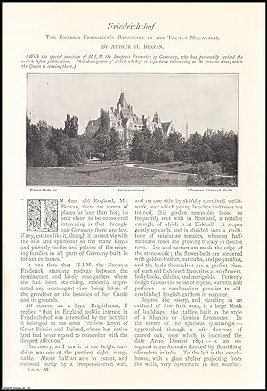 Seller image for Friedrichshof : The Empress Frederick's Residence in The Taunus Mountains. An uncommon original article from The Strand Magazine, 1895. for sale by Cosmo Books