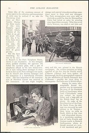 Imagen del vendedor de The Romance of Our News Supply : Ocean telegraphy. An uncommon original article from The Strand Magazine, 1895. a la venta por Cosmo Books