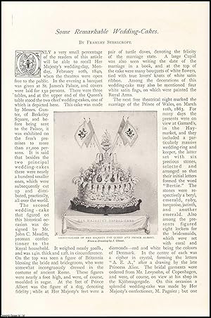 Image du vendeur pour The Prince & Princess of Wales ; Prince Leopold (Duke of Albany) ; Princess Beatrice & Prince Henry & others : Some Remarkable Wedding Cakes. An uncommon original article from The Strand Magazine, 1895. mis en vente par Cosmo Books