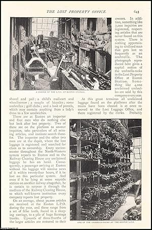 Imagen del vendedor de Scotland Yard ; Euston Station ; Broad Street ; King's Cross ; Waterloo Station ; Liverpool Street & more : The Lost Property Office. An uncommon original article from The Strand Magazine, 1895. a la venta por Cosmo Books