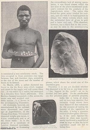 Imagen del vendedor de Diamond Mining in South Africa. An uncommon original article from The Strand Magazine, 1896. a la venta por Cosmo Books