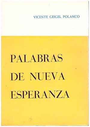 Imagen del vendedor de PALABRAS DE NUEVA ESPERANZA. a la venta por Llibres de Companyia