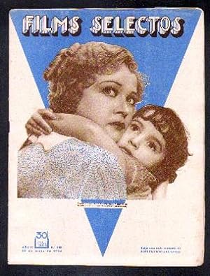 REVISTA FILMS SELECTOS. AÑO IV. Nº 136. 20 DE MAYO DE 1933. (SUPLEMENTO ARTISTICO).