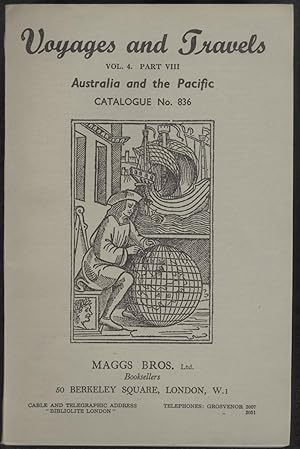 Voyages and Travels. Vol. 4. Part VIII (8). Australia and the Pacific. Catalog No. 836. (Maggs # ...