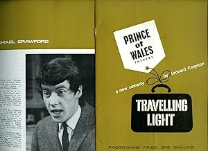 Immagine del venditore per Travelling Light: Souvenir Theatre Programme Performed at Prince of Wales Theatre, Coventry Street, London venduto da Little Stour Books PBFA Member