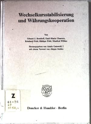 Seller image for Wechselkursstabilisierung und Whrungskooperation. Schriften des Vereins fr Socialpolitik ; N.F., Bd. 172 for sale by books4less (Versandantiquariat Petra Gros GmbH & Co. KG)