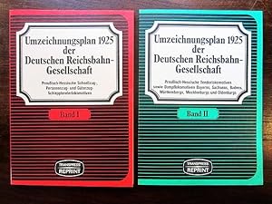 Umzeichnungsplan 1925 der Deutschen Reichsbahn-Gesellschaft Band I: Preußisch-Hessische Schnellzu...