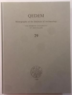 Qedem, 29. Excavations in the South of the Temple Mount: The Ophel of Biblical Jerusalem