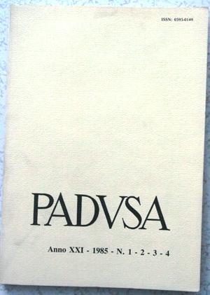 Padusa anno XXI - 1985 - n. 1 - 2 - 3 - 4