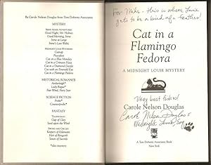 Seller image for Cat in a Flamingo Fedora for sale by The Book Collector, Inc. ABAA, ILAB