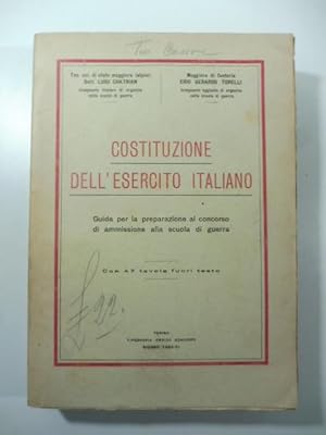 Costituzione dell'esercito italiano. Guida per la preparazione al concorso di ammissione alla scu...