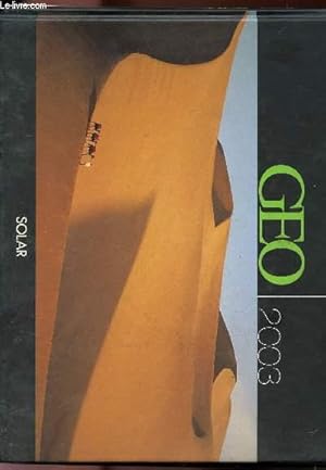 Imagen del vendedor de GEO 2003 a la venta por Le-Livre