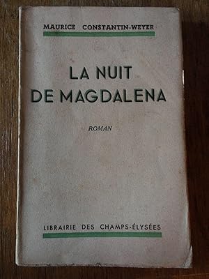 Bild des Verkufers fr La Nuit De Magdalena zum Verkauf von Librairie des Possibles