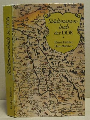 Bild des Verkufers fr Stdtenamenbuch der DDR. zum Verkauf von Nicoline Thieme