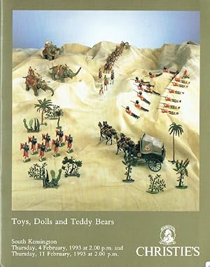 Christies February 1993 Toys, Dolls and Teddy Bears