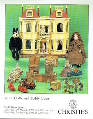 Christies March 1992 Toys, Dolls and Teddy Bears