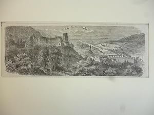 Orig. Holzstich - Heidelberg.