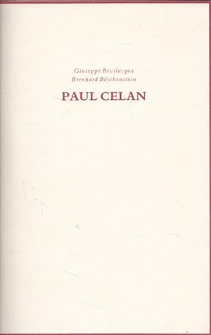 Bild des Verkufers fr Paul Celan : zwei Reden. Deutsche Schillergesellschaft. ; Bernhard Bschenstein. Mit einem Vorw. von Eberhard Lmmert zum Verkauf von Versandantiquariat Nussbaum