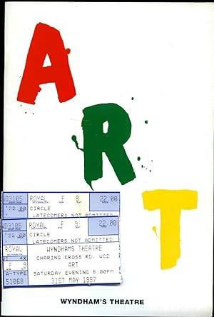 Image du vendeur pour Art: Souvenir Theatre Programme Performed at Wyndams Theatre, Charing Cross Road, London + Tickets mis en vente par Little Stour Books PBFA Member