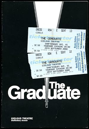 Immagine del venditore per The Graduate: Souvenir Theatre Programme Performed at The Gielgud Theatre, Shaftesbury Avenue, London + Tickets venduto da Little Stour Books PBFA Member