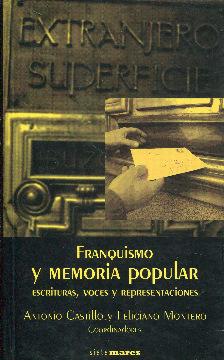 Image du vendeur pour Franquismo y memoria popular. Escrituras, voces y representaciones mis en vente par Rincn de Lectura