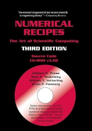 Immagine del venditore per Numerical Recipes Source Code CD-ROM 3rd Edition: The Art of Scientific Computing (Compact Disc) venduto da AussieBookSeller