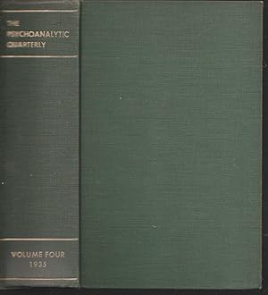 Image du vendeur pour The Psychoanalytic Quarterly - Volume 4 - 1935 mis en vente par Biblioteca de Babel