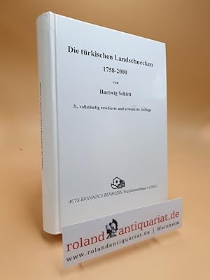 Bild des Verkufers fr Die trkischen Landschnecken 1758-2000 zum Verkauf von Roland Antiquariat UG haftungsbeschrnkt