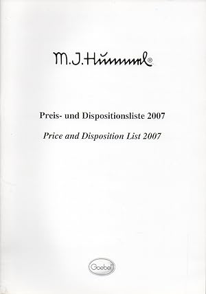 M.J.Hummel Preis- und Dispositionsliste 2007