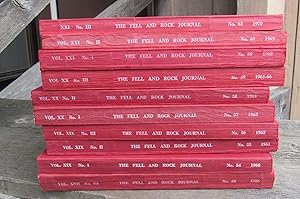 THE JOURNAL OF THE FELL & ROCK CLIMBING CLUB OF THE ENGLISH LAKE DISTRICT -- 10 ISSUES: volume XV...