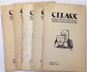 CILACC: documentation anti-communiste [five issues]