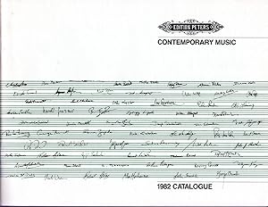 Contemporary Music - 1982 Catalogue